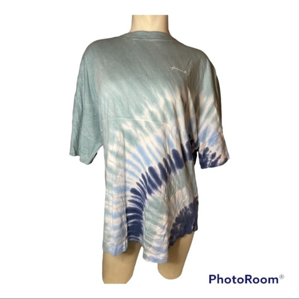 Women's PINK Tie Dye T-Shirt Jersey Size M